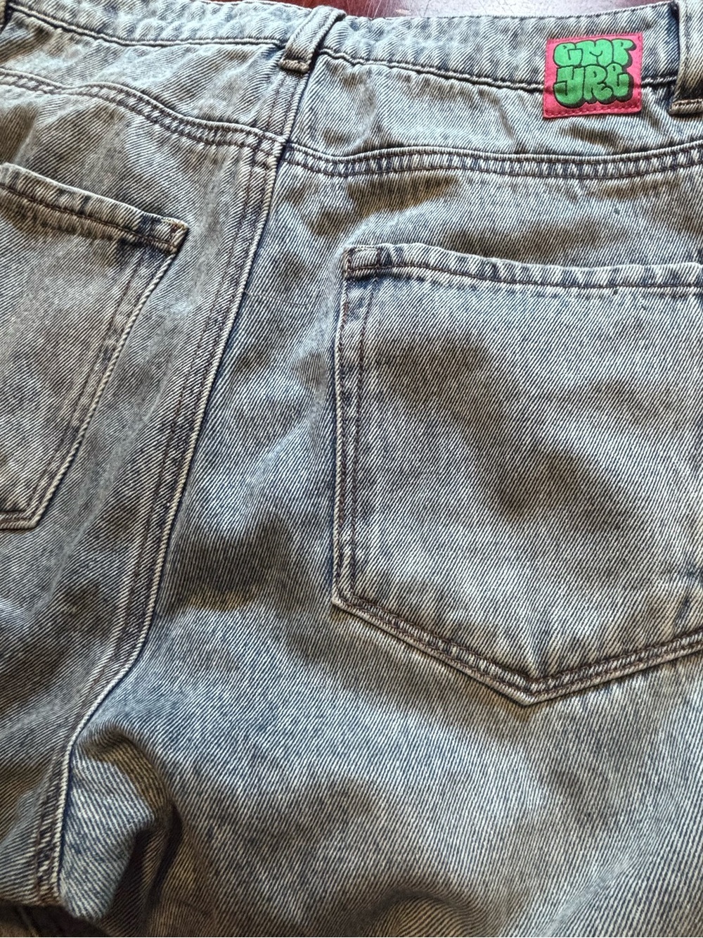 Empyre Tori High Rise Distressed Baggy Skater Jeans - Size 4 / 28 - Picture 6 of 8